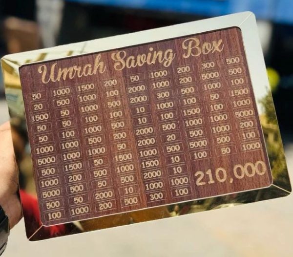 | Umrah Saving Box | Best Quality Umrah Saving Box – 210,000
